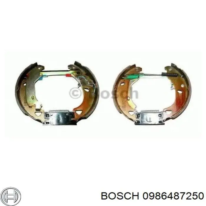 Колодки гальмові задні, барабанні 0986487250 Bosch