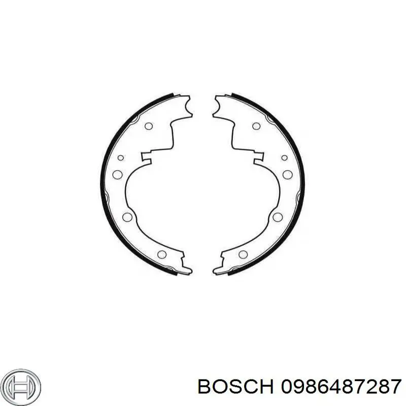 Колодки гальмові задні, барабанні Bosch 0986487287 ціна, від 40.60 USD