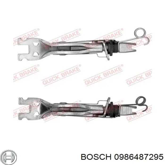 Колодки гальмові задні, барабанні Bosch 0986487295 ціна, від 13.53 USD