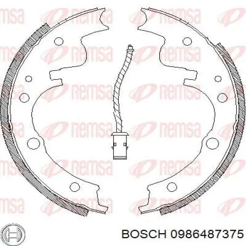 Накладка гальмівна задня (TRUCK) Starline BC06060 ціна, від 48.32 USD