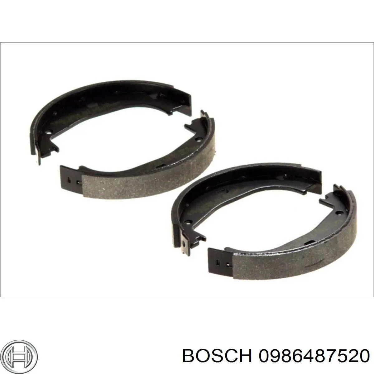 0986487520 Bosch колодки ручника/стоянкового гальма