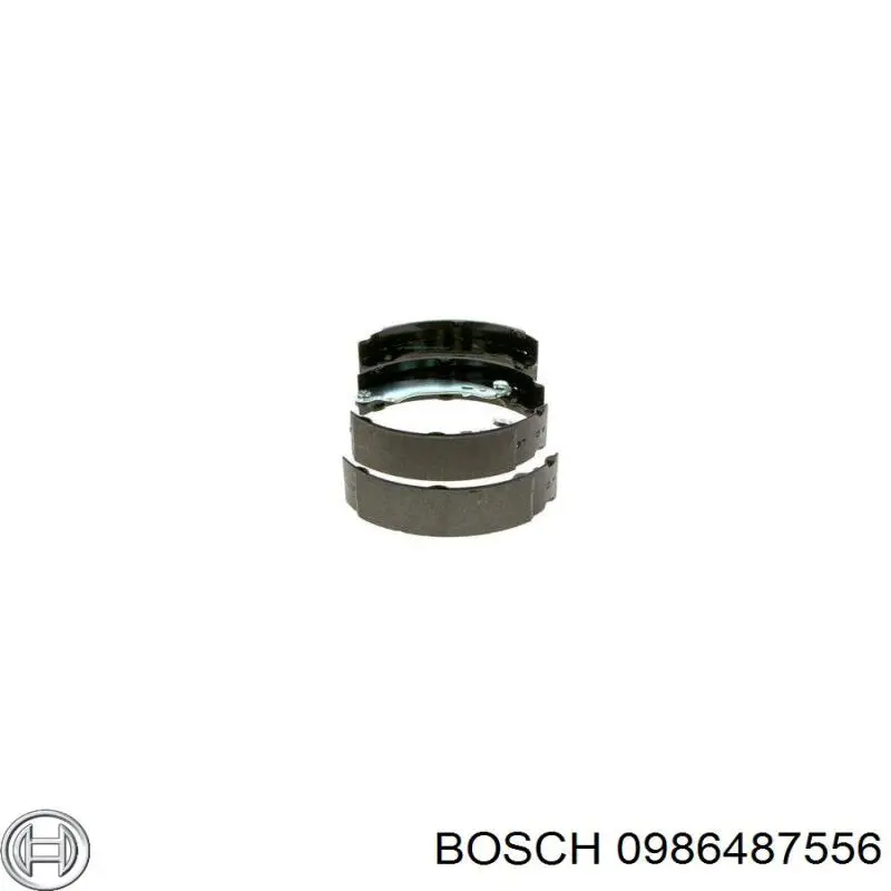Колодки гальмові задні, барабанні Bosch 0986487556 ціна, від 17.98 USD