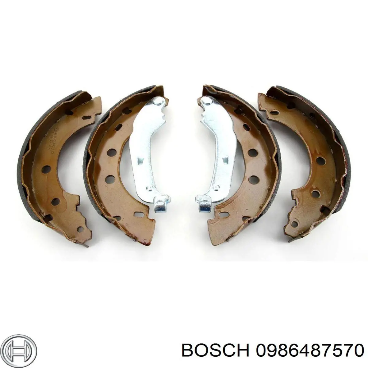 Колодки гальмові задні, барабанні 0986487570 Bosch