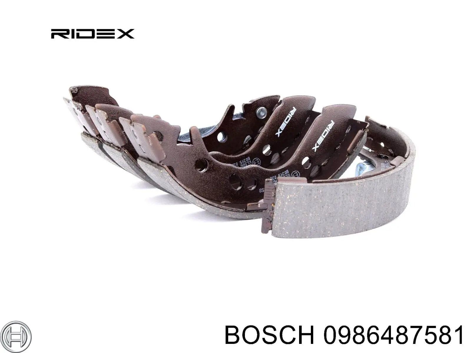 Колодки гальмові задні, барабанні 0986487581 Bosch