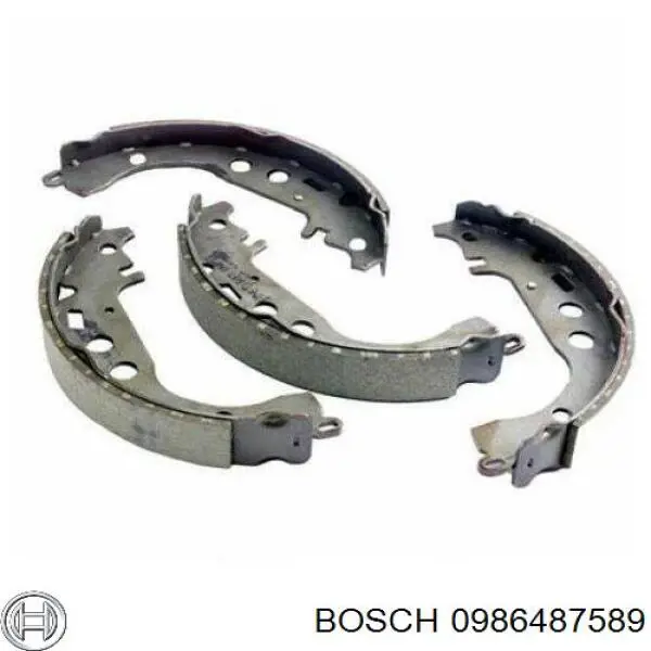 Колодки гальмові задні, барабанні 0986487589 Bosch