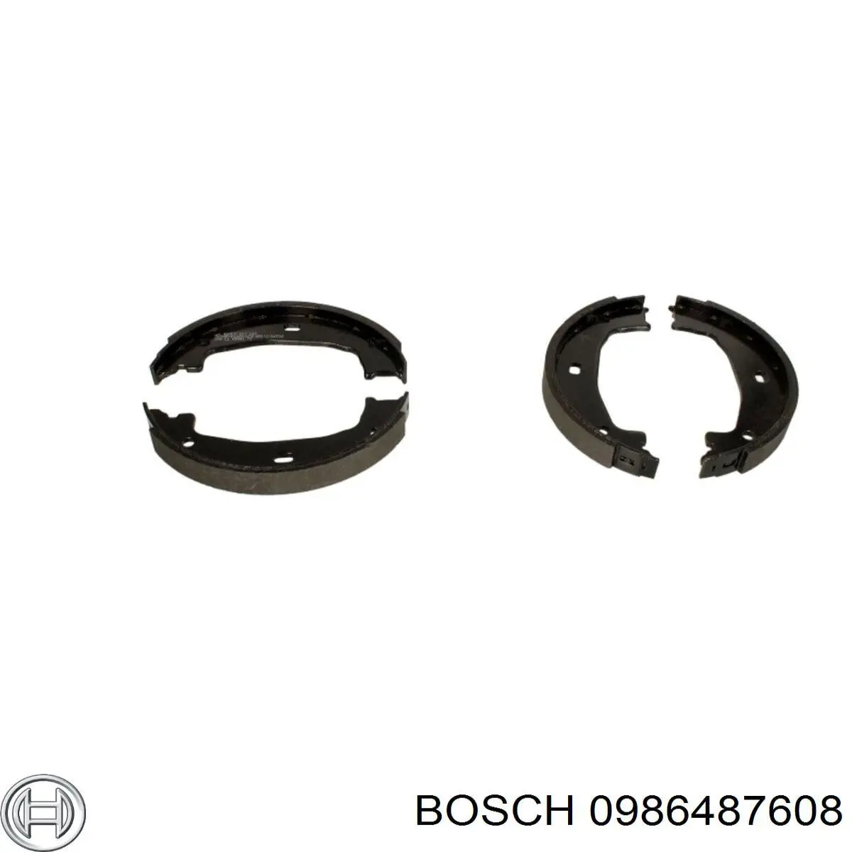 0986487608 Bosch колодки ручника/стоянкового гальма