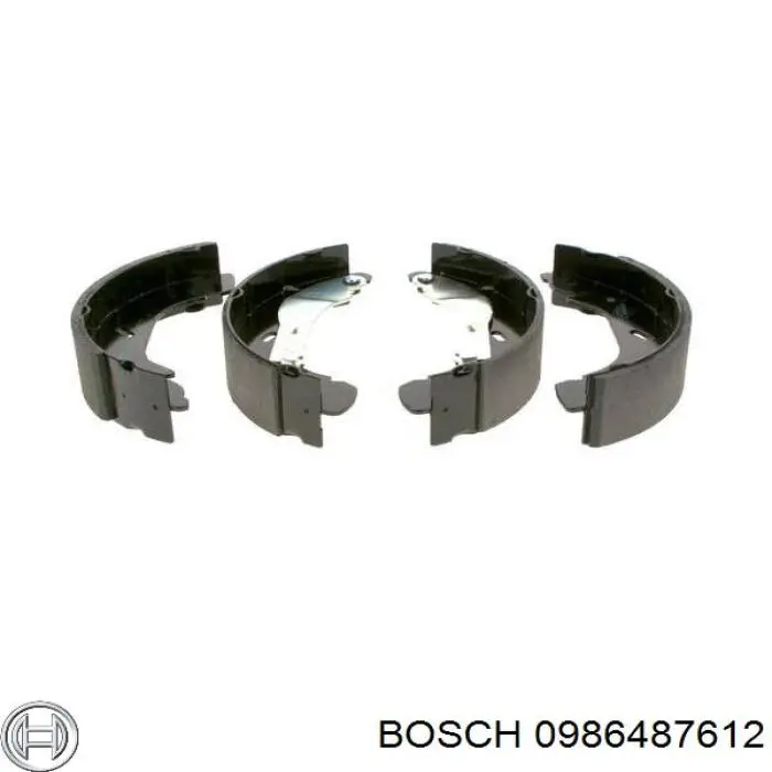 Колодки гальмові задні, барабанні 0986487612 Bosch