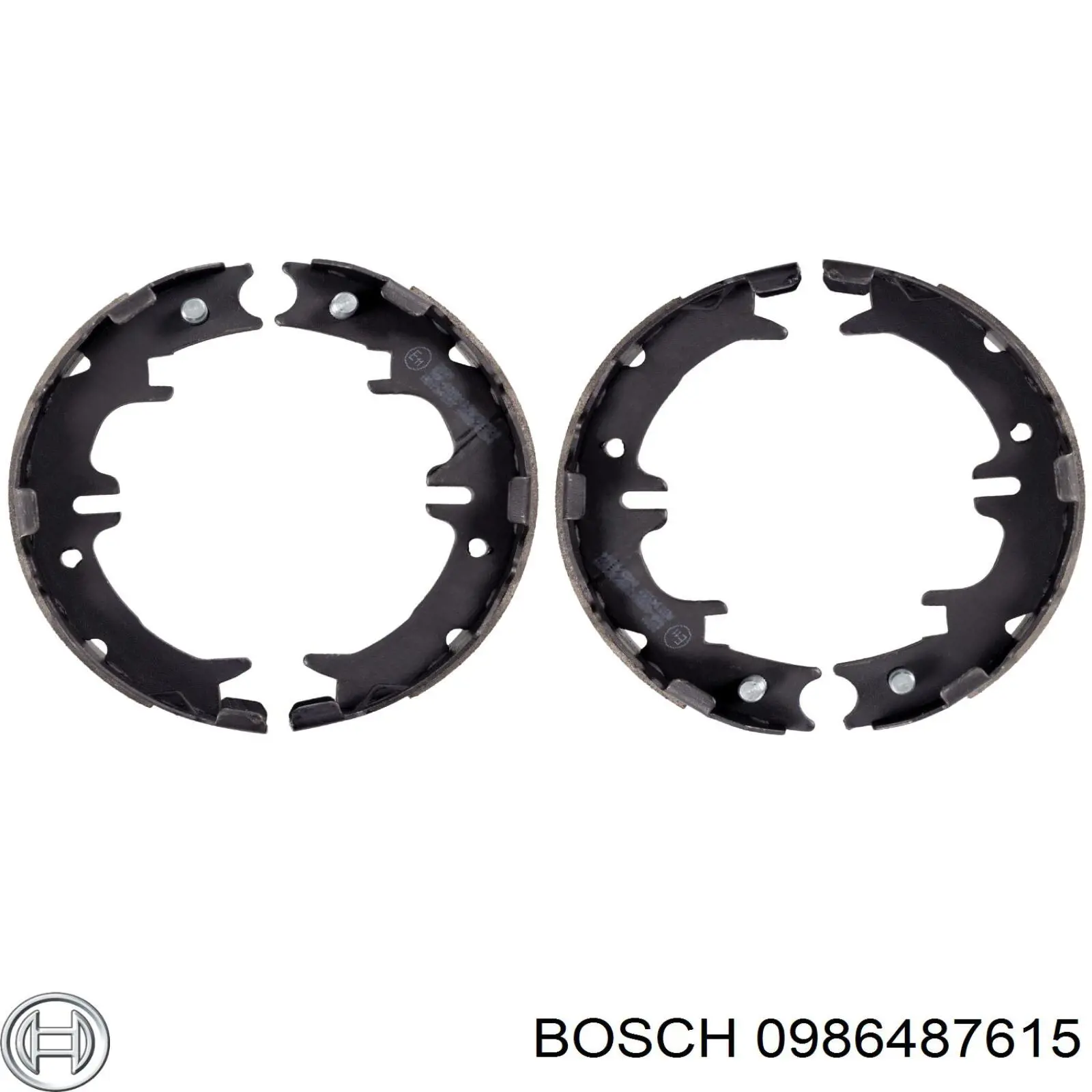 Колодки ручника / стоянкового гальма Bosch 0986487615 ціна, від 25.99 USD