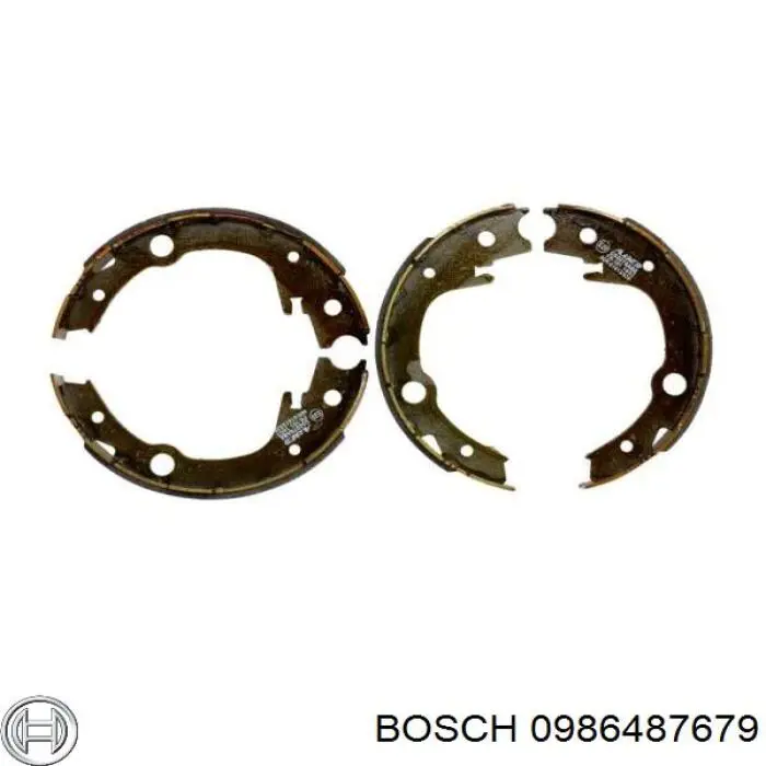 Колодки ручника / стоянкового гальма Bosch 0986487679 ціна, від 19.95 USD