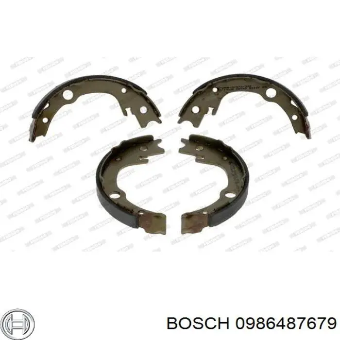 Купити 0986487679 Bosch Гальмівні колодки гальма стоянки
