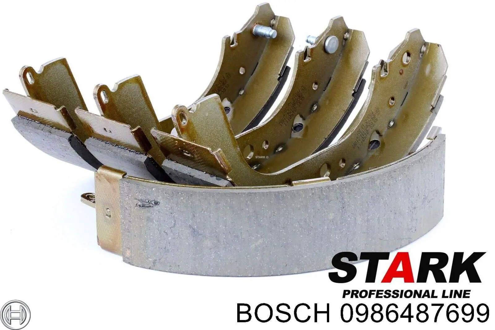 Колодки гальмові задні, барабанні Bosch 0986487699 ціна, від 24.65 USD