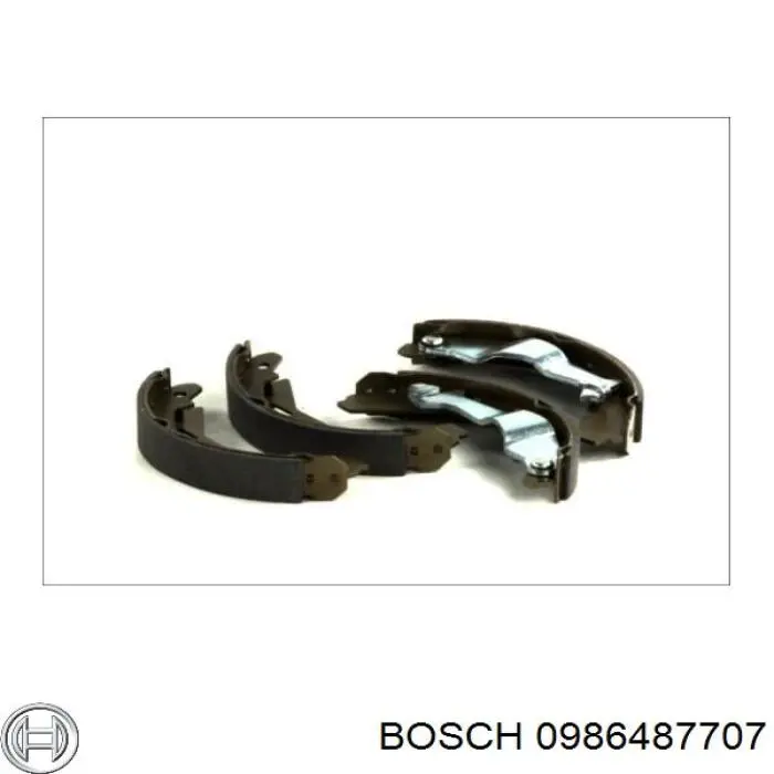 Колодки гальмові задні, барабанні 0986487707 Bosch