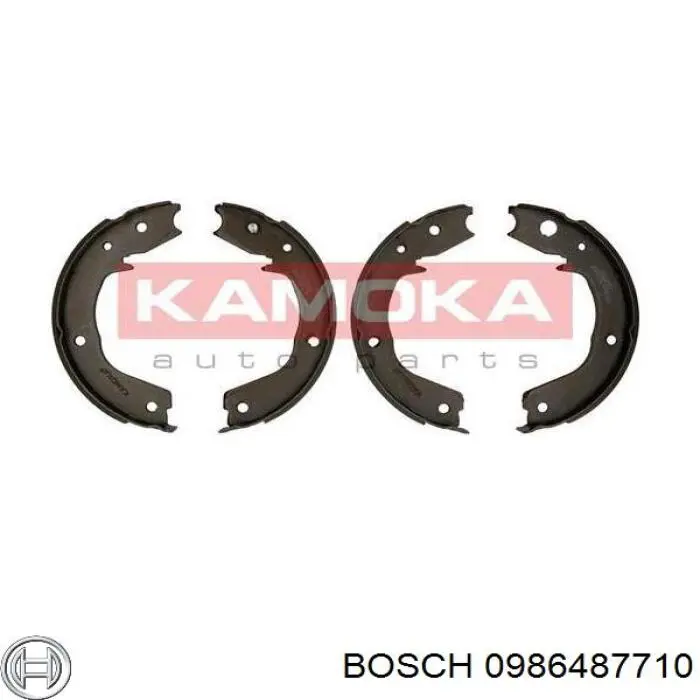 Купити 0986487710 Bosch Гальмівні колодки гальма стоянки