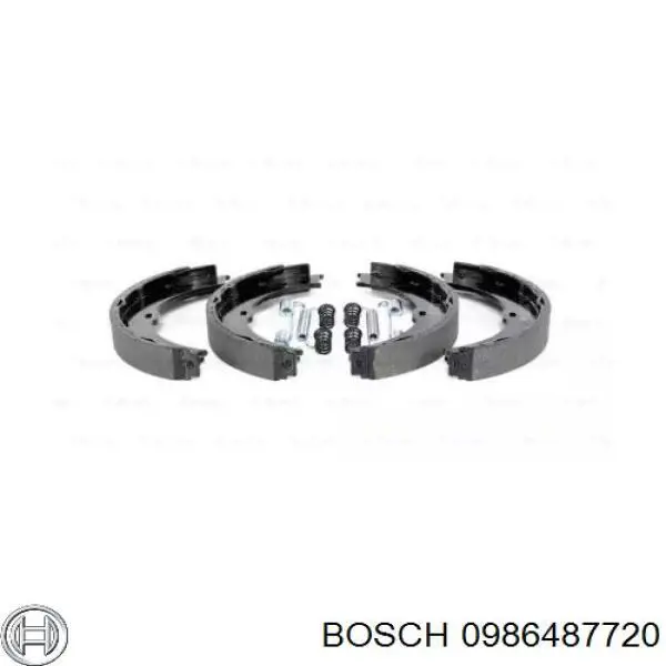 Колодки ручника 0986487720 Bosch