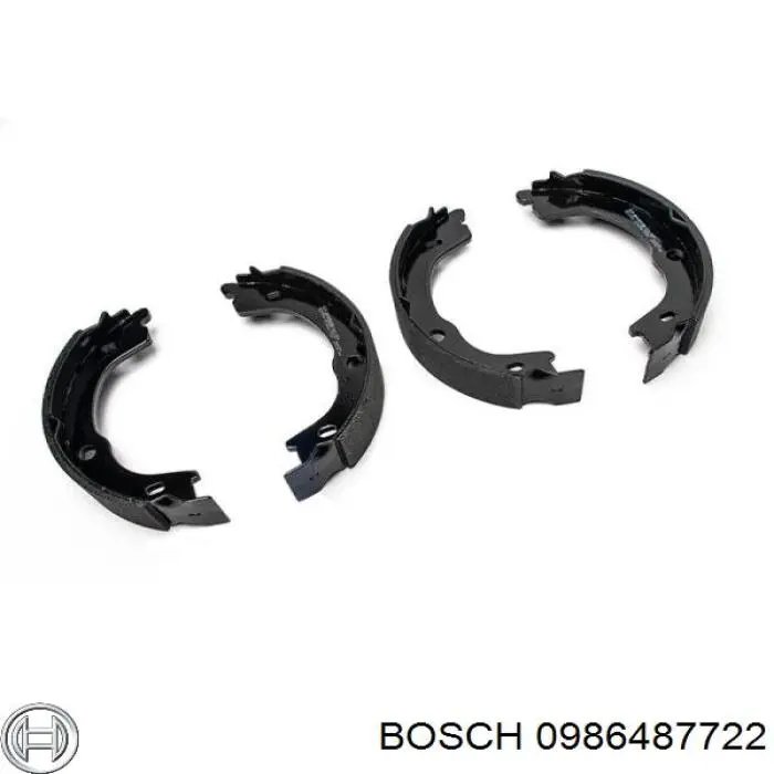 Купити 0986487722 Bosch Гальмівні колодки гальма стоянки