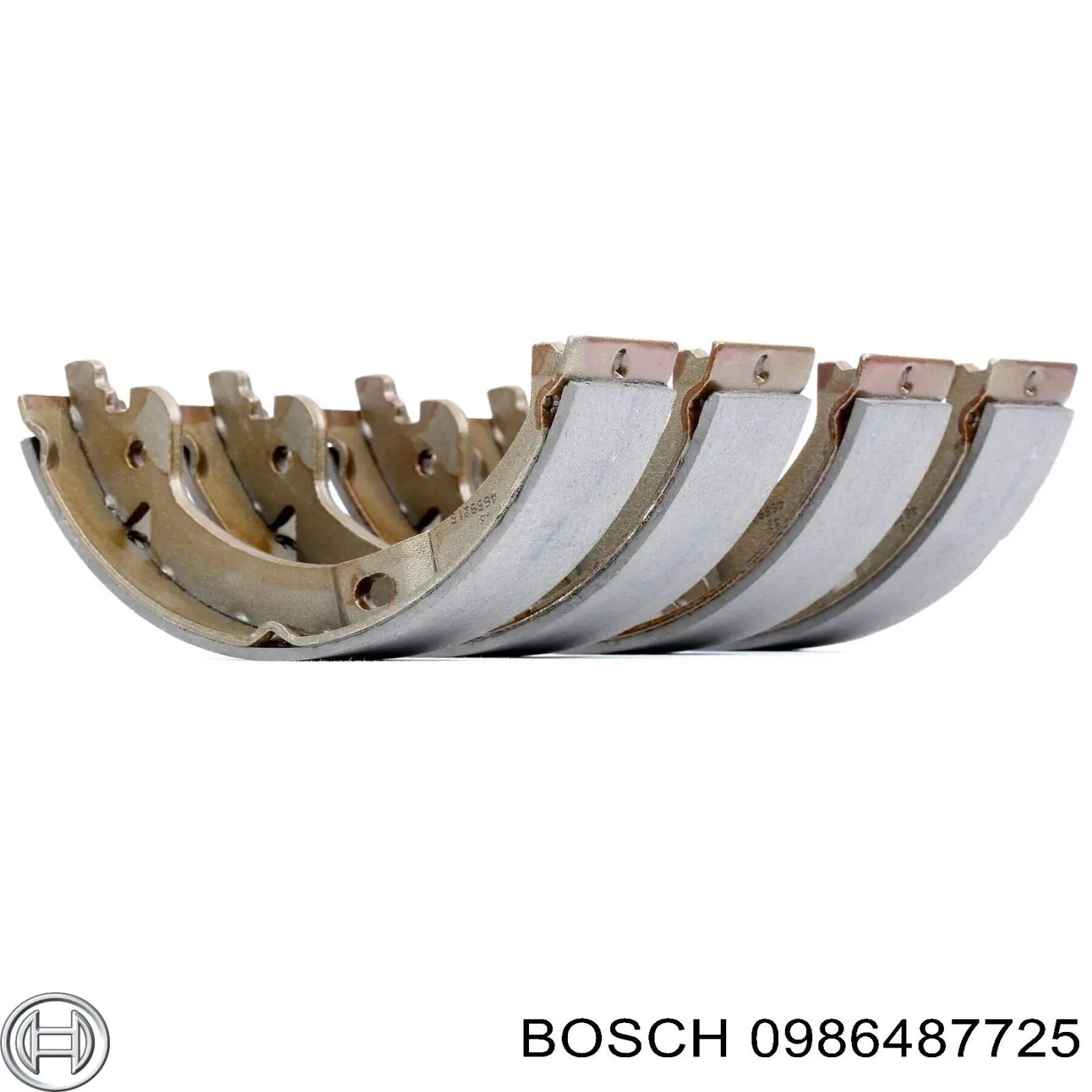 0986487725 Bosch Гальмівні колодки ручника