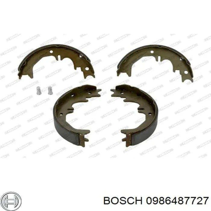Колодки ручника 0986487727 Bosch