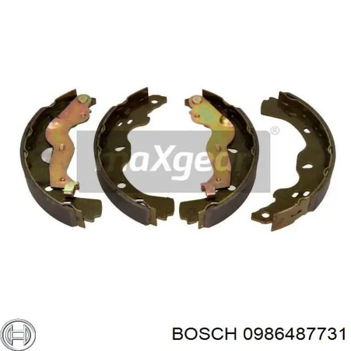 Колодки гальмові задні, барабанні 0986487731 Bosch