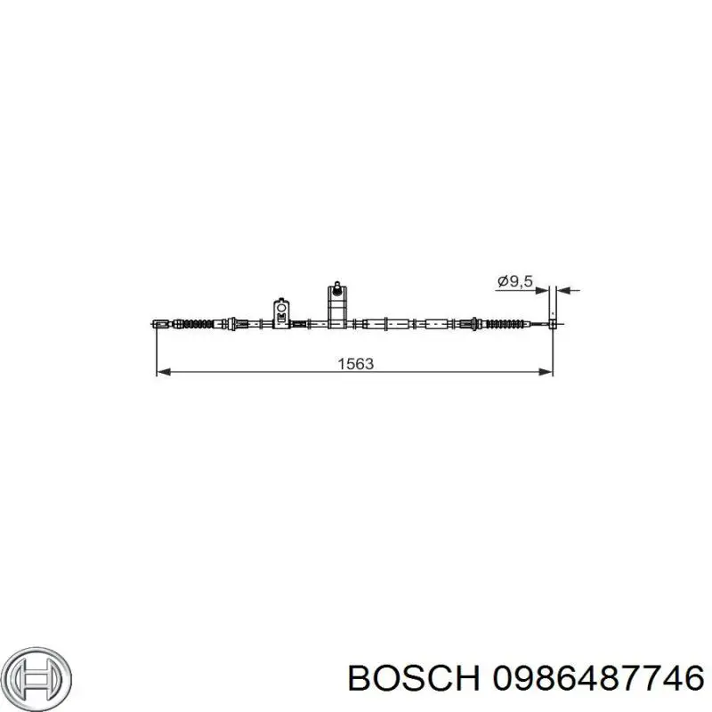 Колодки гальмові задні, барабанні Bosch 0986487746 ціна, від 28.01 USD