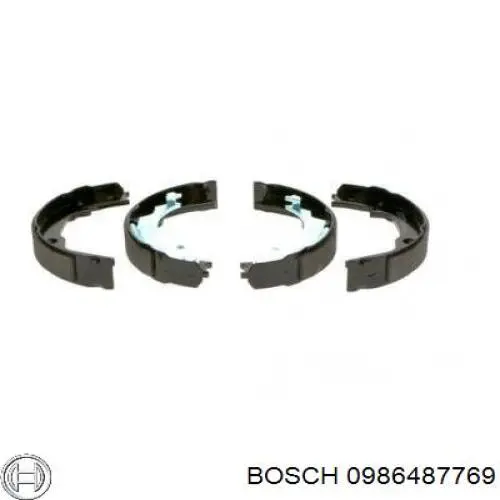 Колодки ручника 0986487769 Bosch