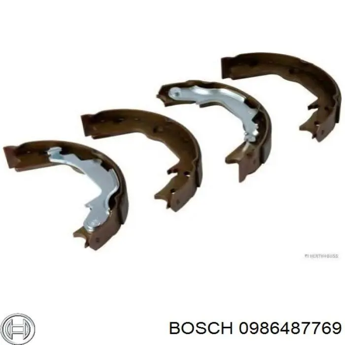 Купити 0986487769 Bosch Гальмівні колодки гальма стоянки