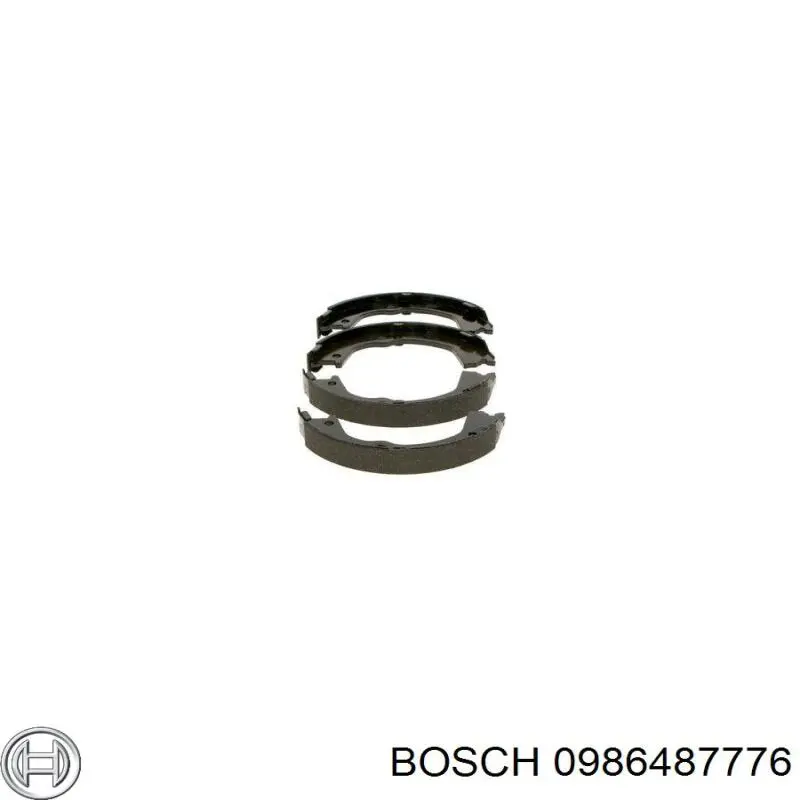 Купити 0986487776 Bosch Гальмівні колодки гальма стоянки