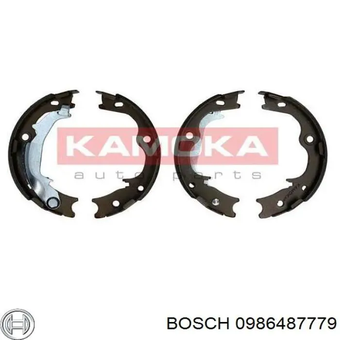 Колодки ручника 0986487779 Bosch
