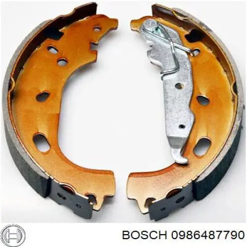 Купити 0986487790 Bosch Колодки гальмові задні, барабанні