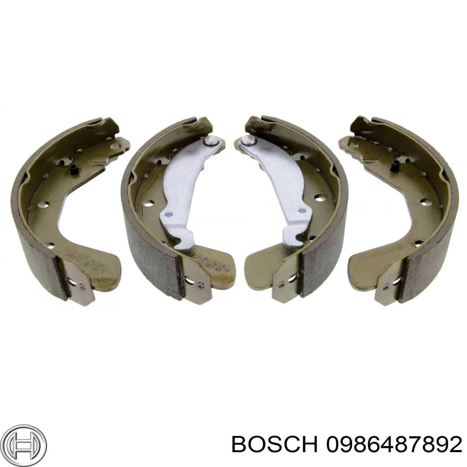 Колодки гальмові задні, барабанні 0986487892 Bosch