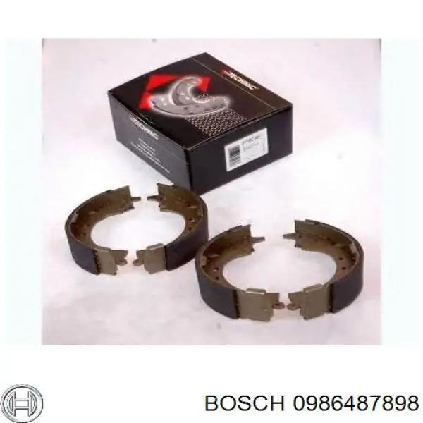 Гальма робочі задні ножні і гальмівні барабани Bosch 0986487898