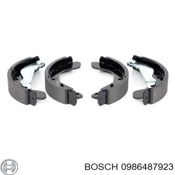 Колодки гальмові задні, барабанні 0986487923 Bosch