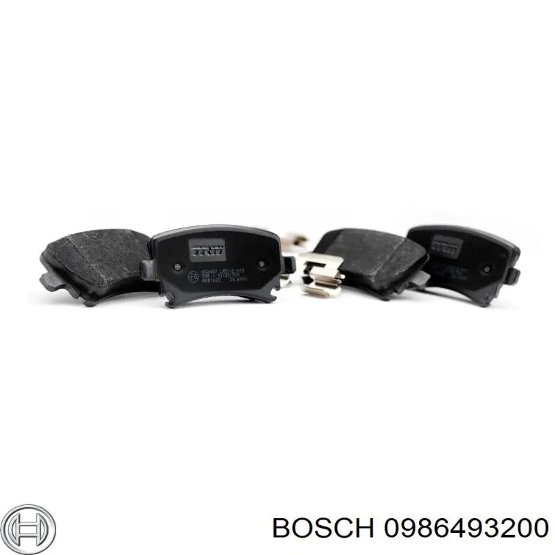 Колодки гальмові задні, дискові 0986493200 Bosch