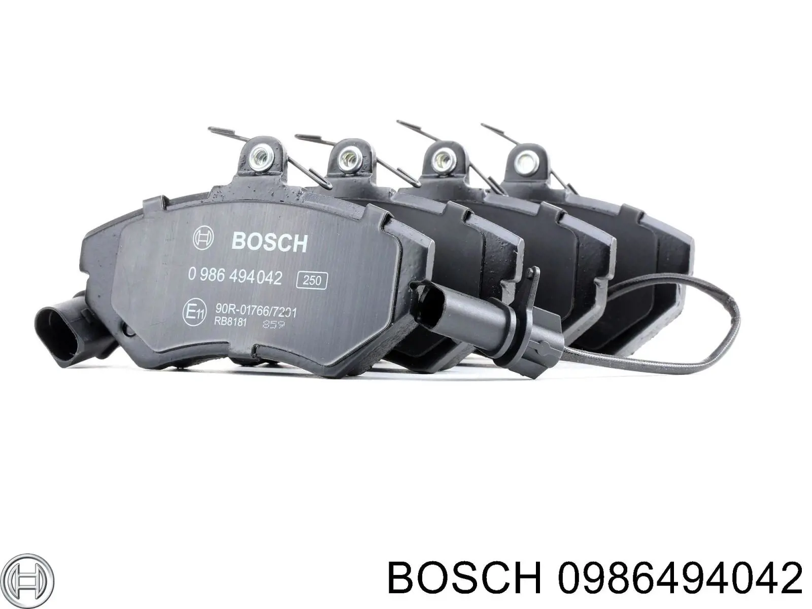 0986494042 Bosch колодки гальмівні передні, дискові