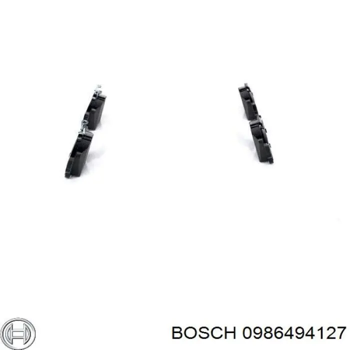 Купити 0986494127 Bosch Задні колодки