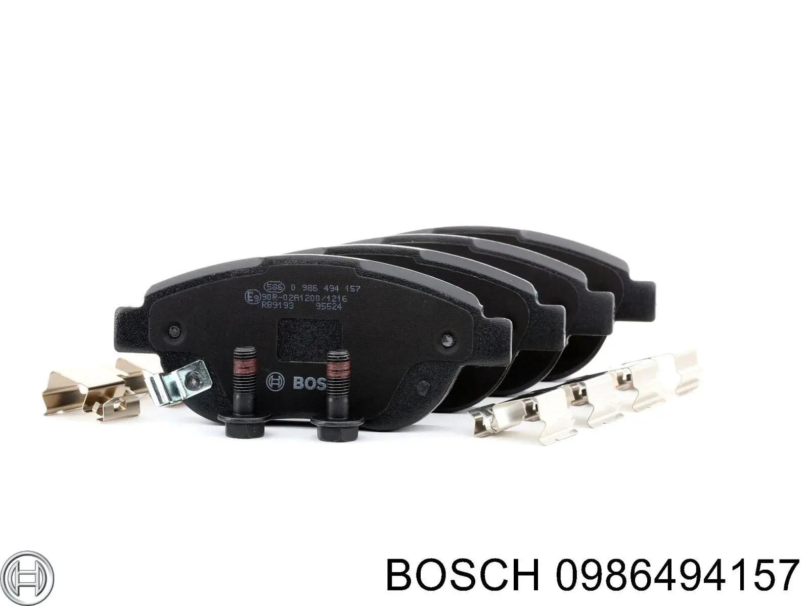 0986494157 Bosch колодки гальмівні передні, дискові