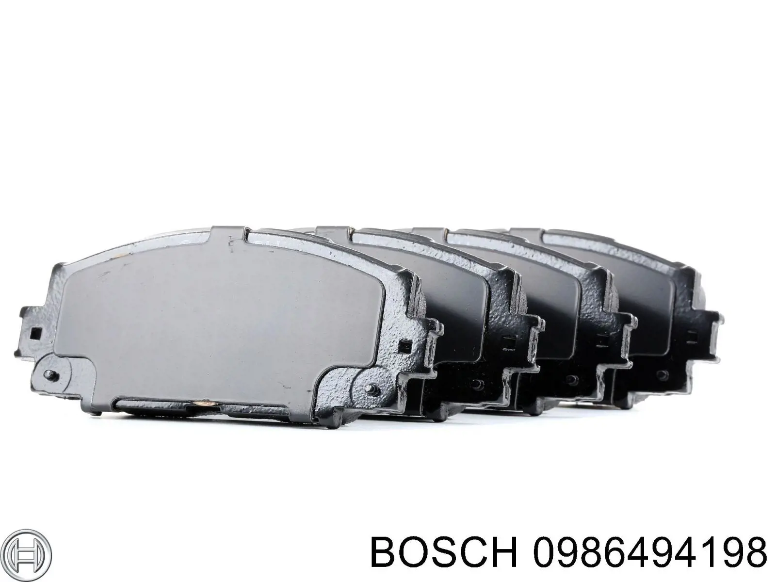 Колодки гальмівні передні, дискові 0986494198 Bosch