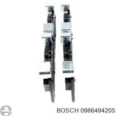 Задні гальмівні колодки 0986494205 Bosch