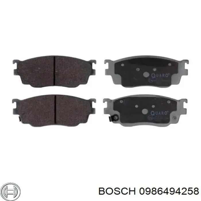 Тормозні колодки Bosch 0986494258