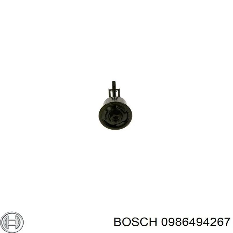 0986494267 Bosch колодки гальмові задні, дискові