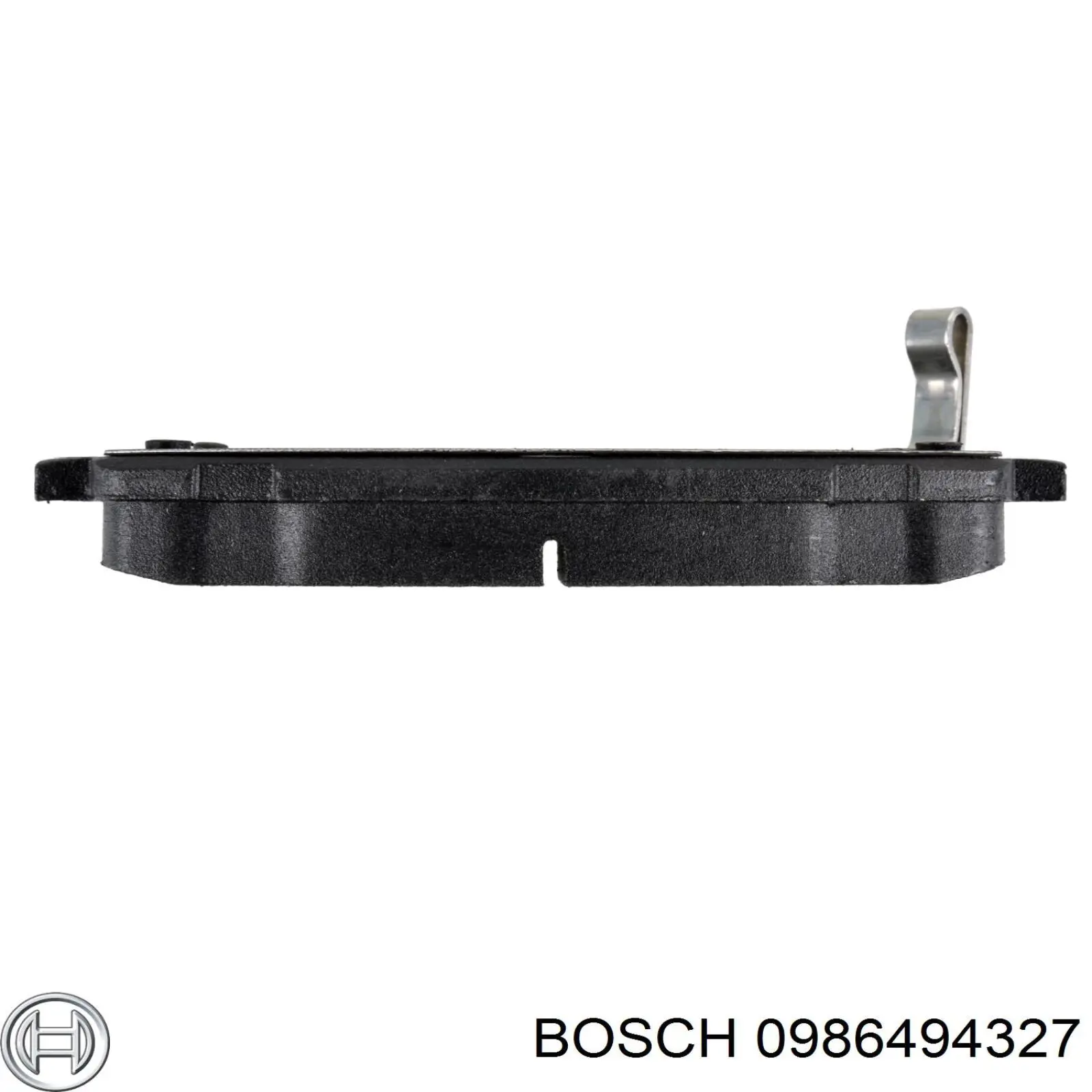 Задні гальмівні колодки 0986494327 Bosch