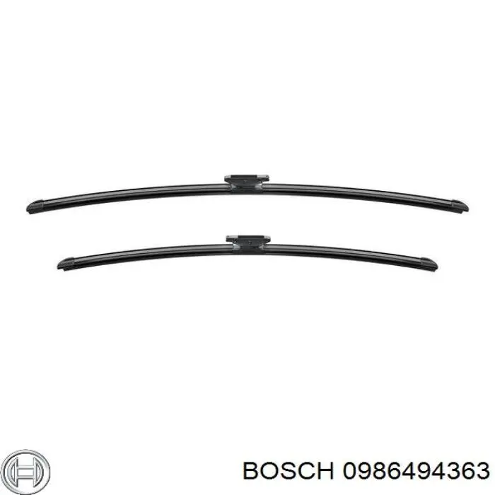 Колодки гальмівні передні, дискові 0986494363 Bosch