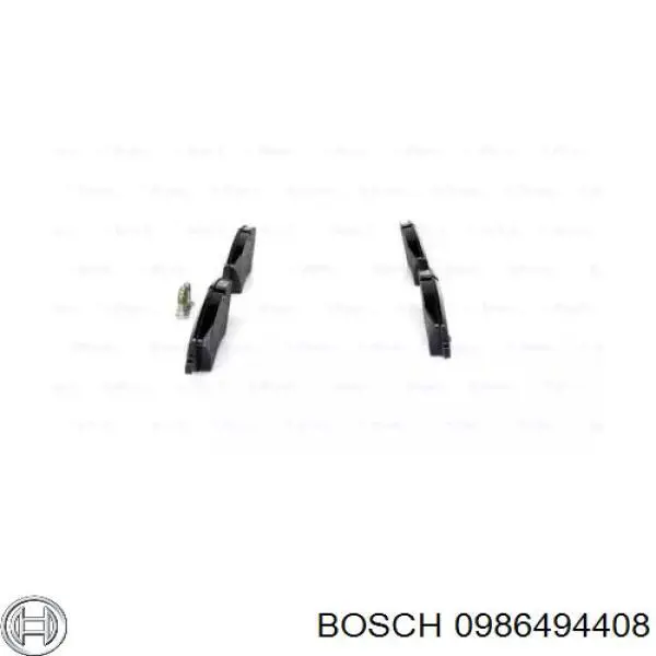 Гальмівні колодки Bosch 0986494408 ціна, від 59.50 USD