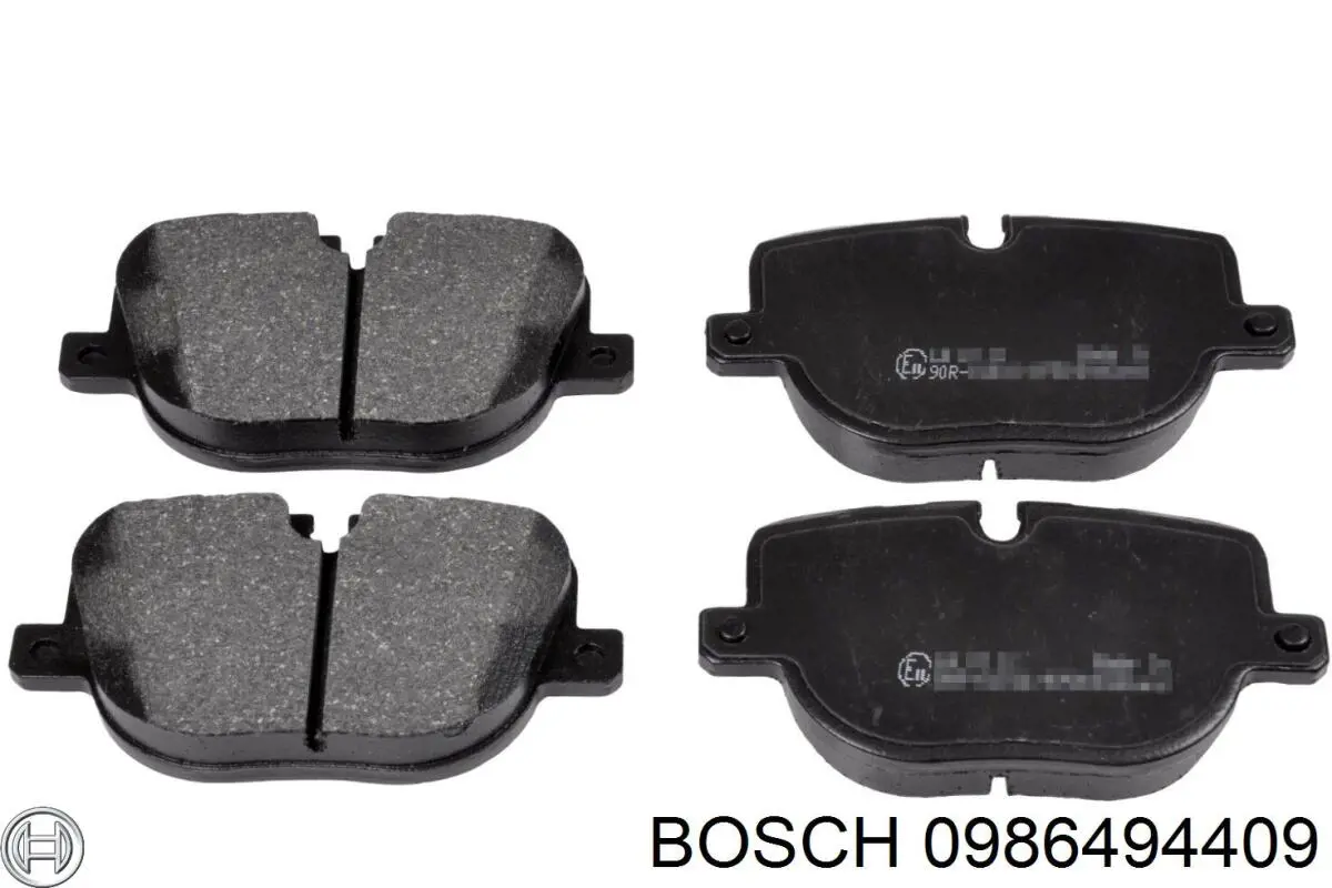 Задні гальмівні колодки 0986494409 Bosch