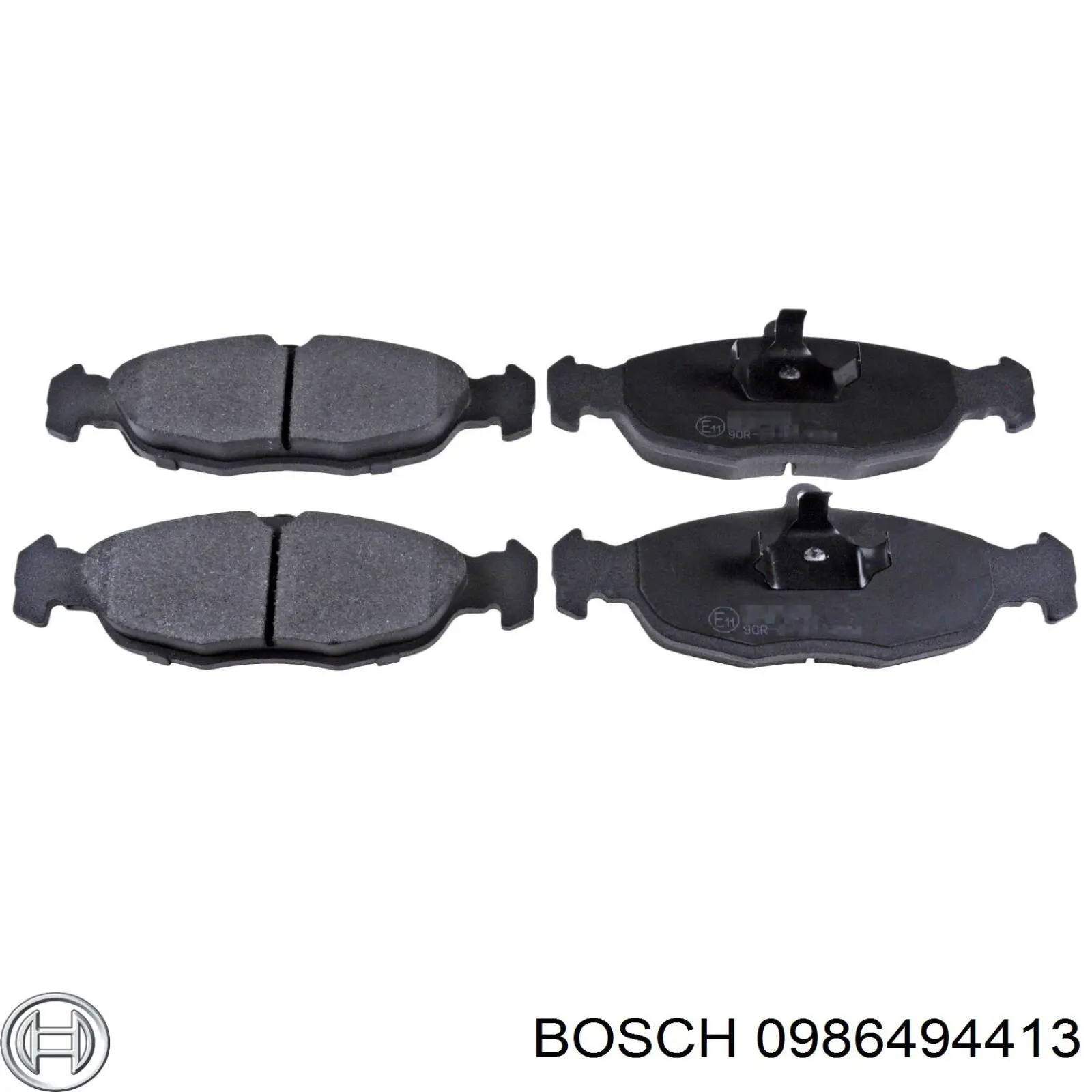 Колодки гальмові задні, дискові 0986494413 Bosch