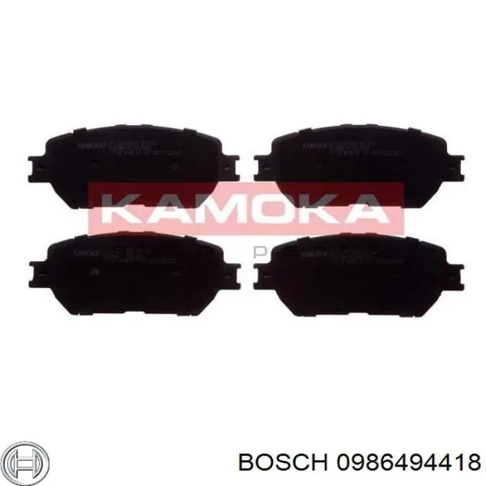 Гальмівні колодки Bosch 0986494418 ціна, від 20.02 USD
