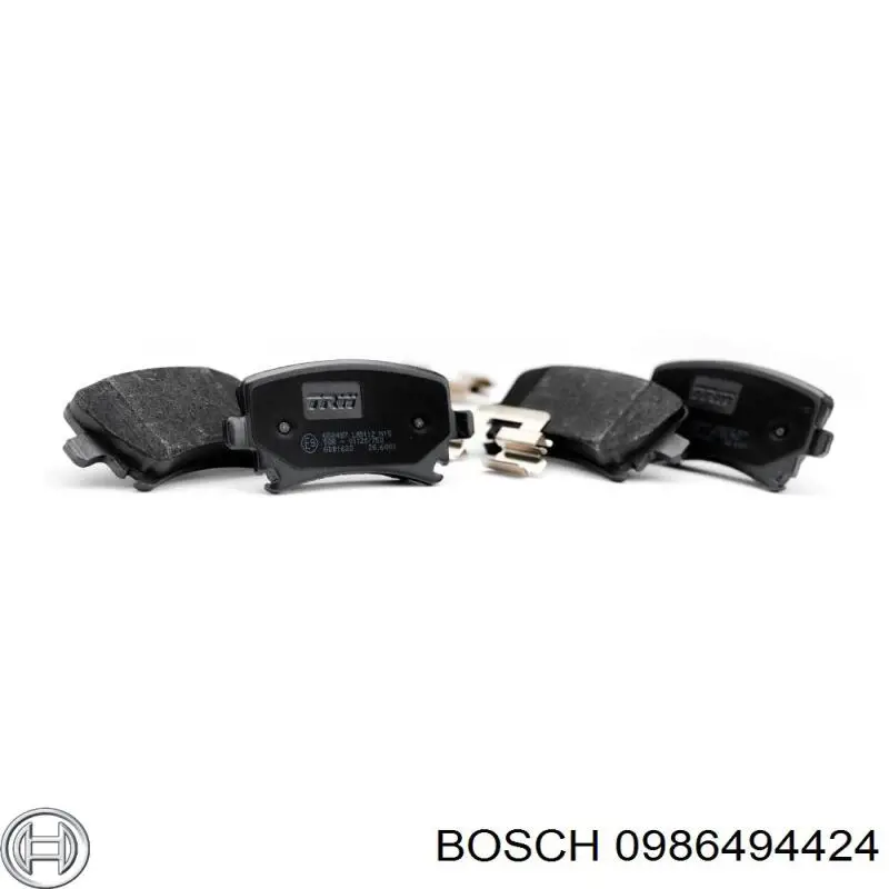 Задні гальмівні колодки Bosch 0986494424 ціна, від 24.17 USD
