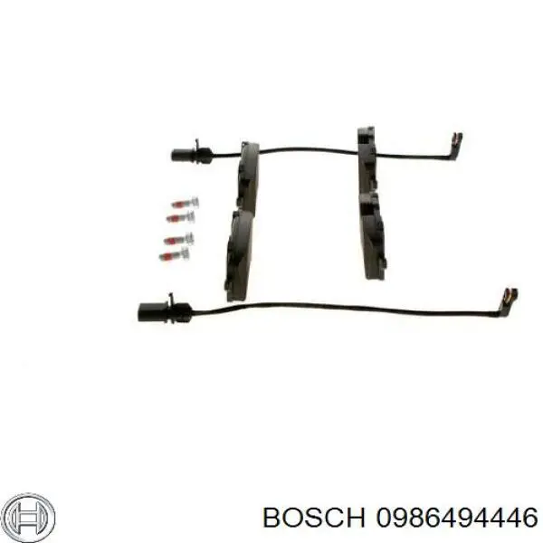 Купити 0986494446 Bosch Задні колодки
