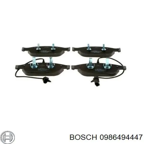 Гальмівні колодки Bosch 0986494447 ціна, від 99.45 USD