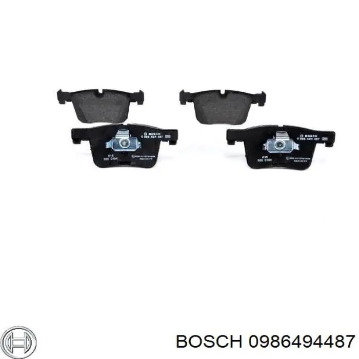 Тормозні колодки Bosch 0986494487