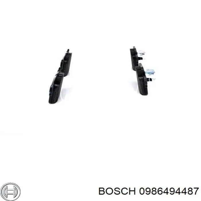 0986494487 Bosch Передні гальмівні колодки